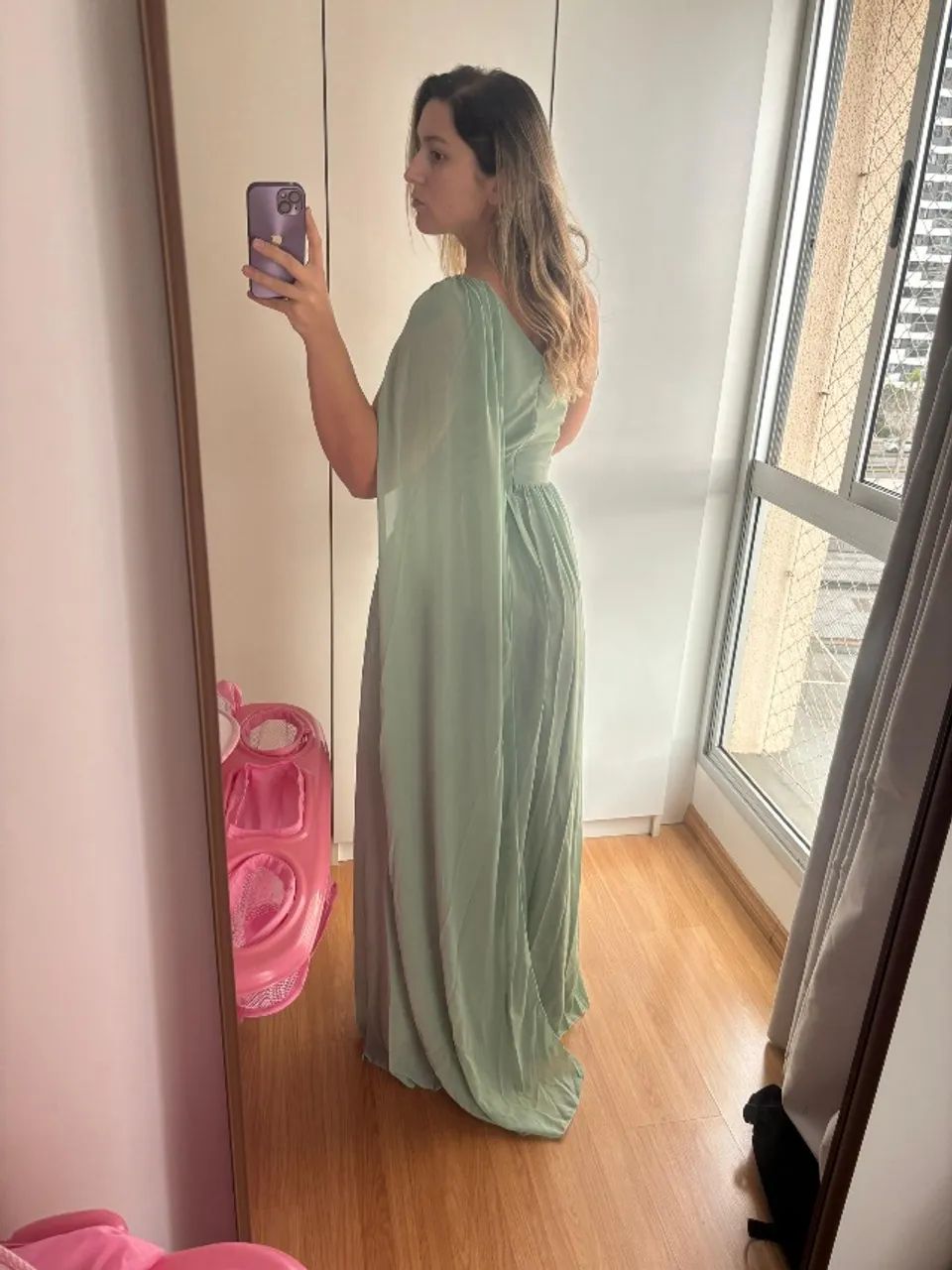 Vestido verde menta  - Foto 2