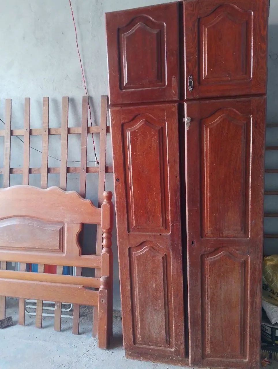 Guarda roupa solteiro/ cama de casal - Foto 4