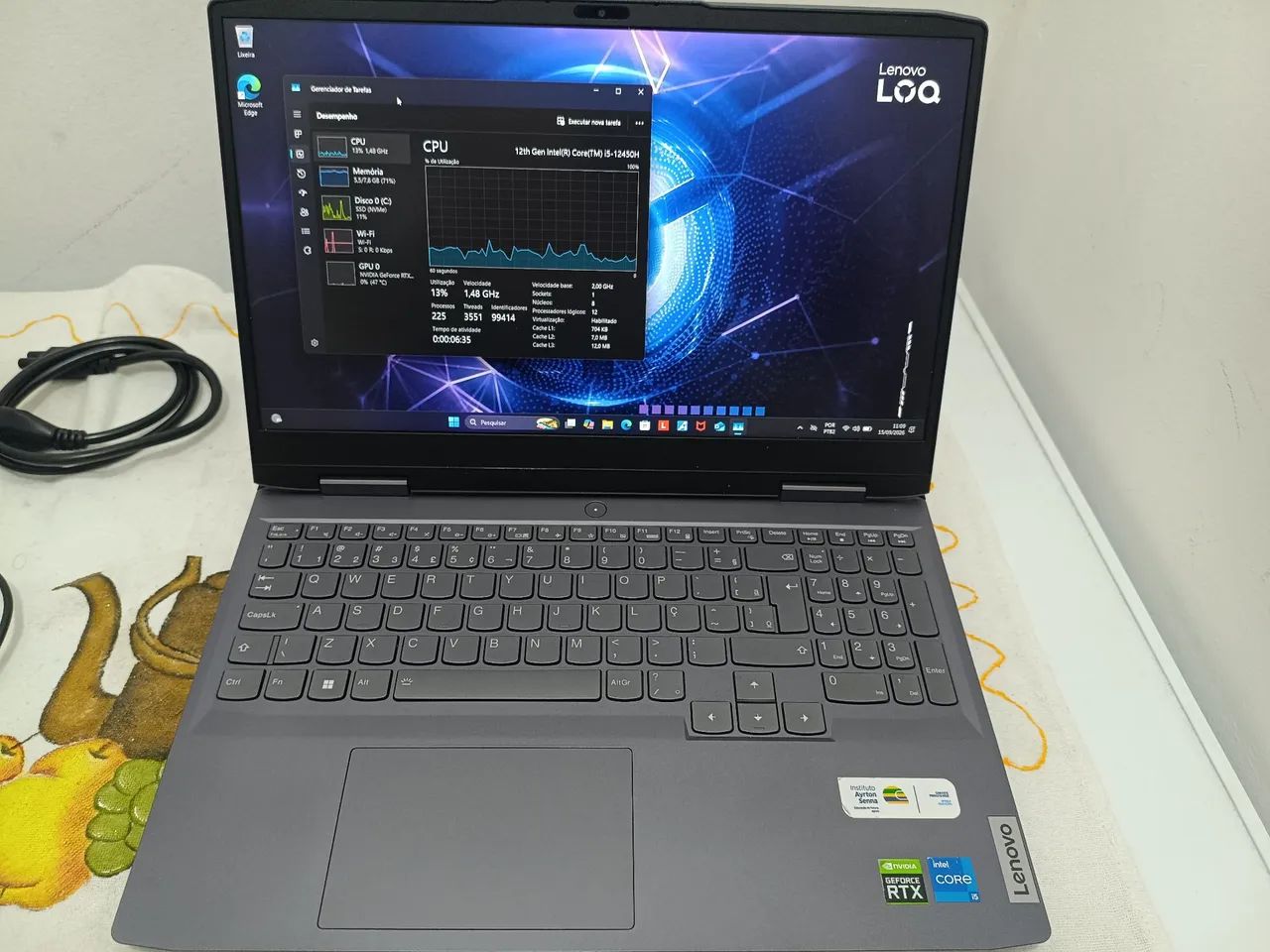 Lenovo LOQ I5 12450 8gb Rtx 2050 - Foto 3