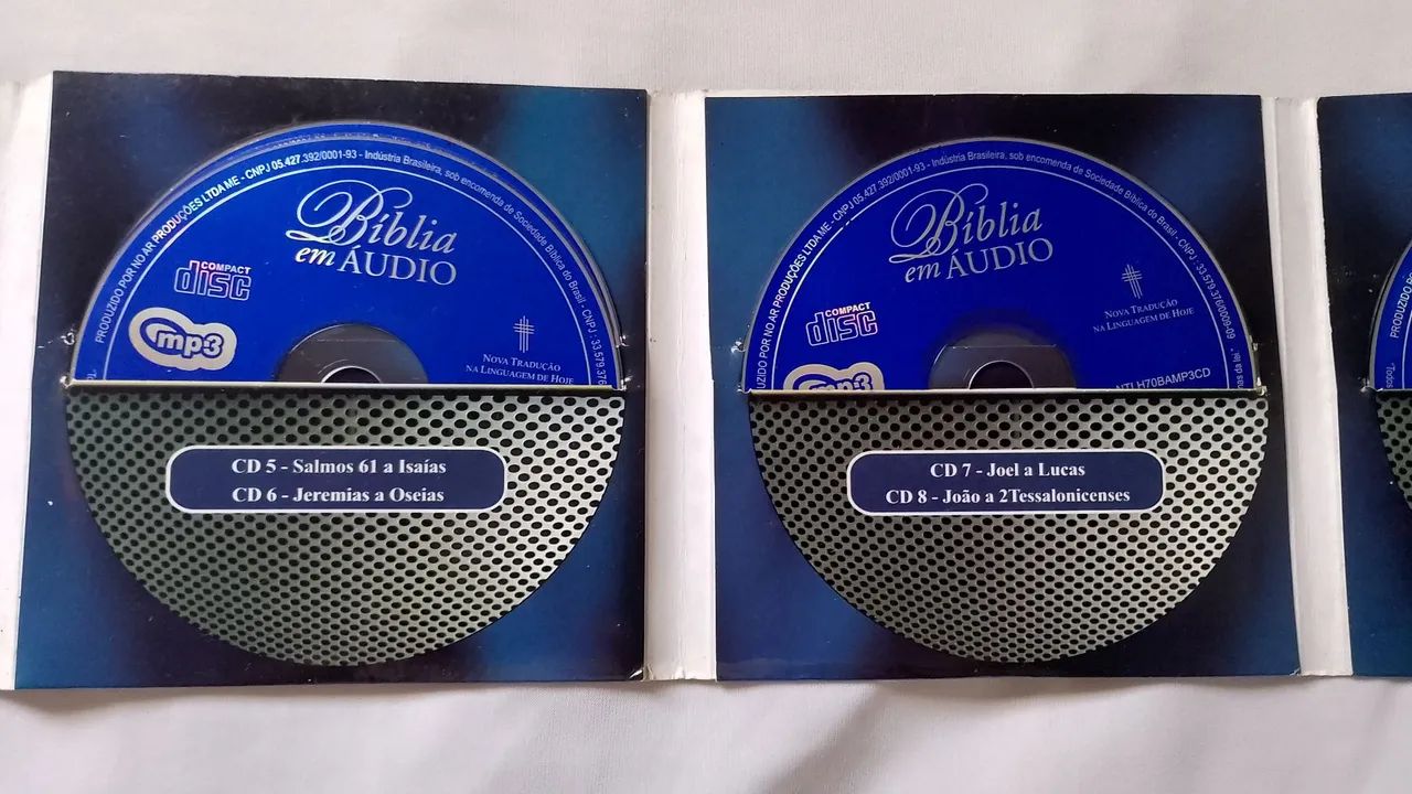 COLEÇÃO BÍBLIA EM AUDIO COMPLETA - Foto 5