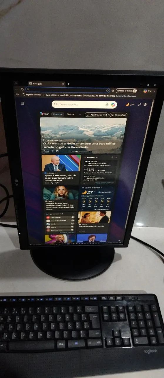Monitor LG 21,5" IPS FULLHD, Base ajustável, Ótimo estado - Foto 4