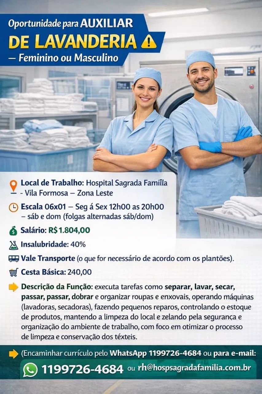 Vaga de emprego 