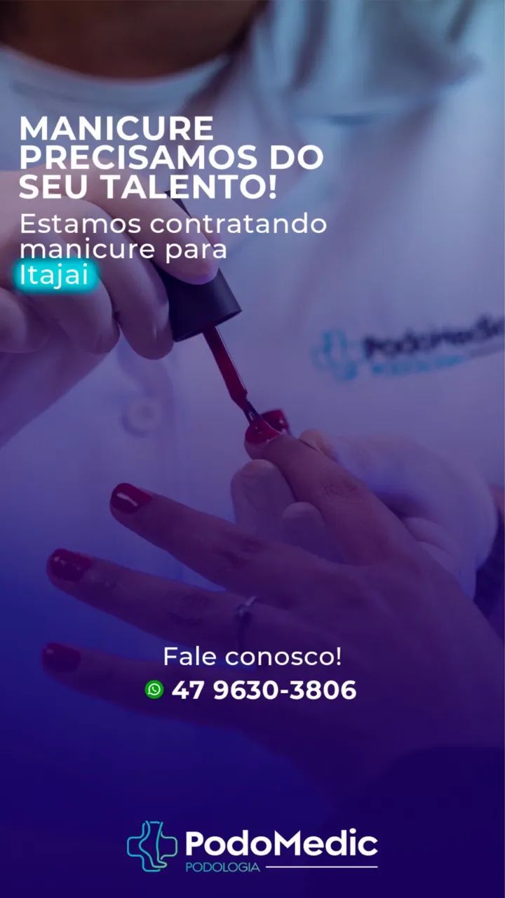 Contrate-se Manicure 