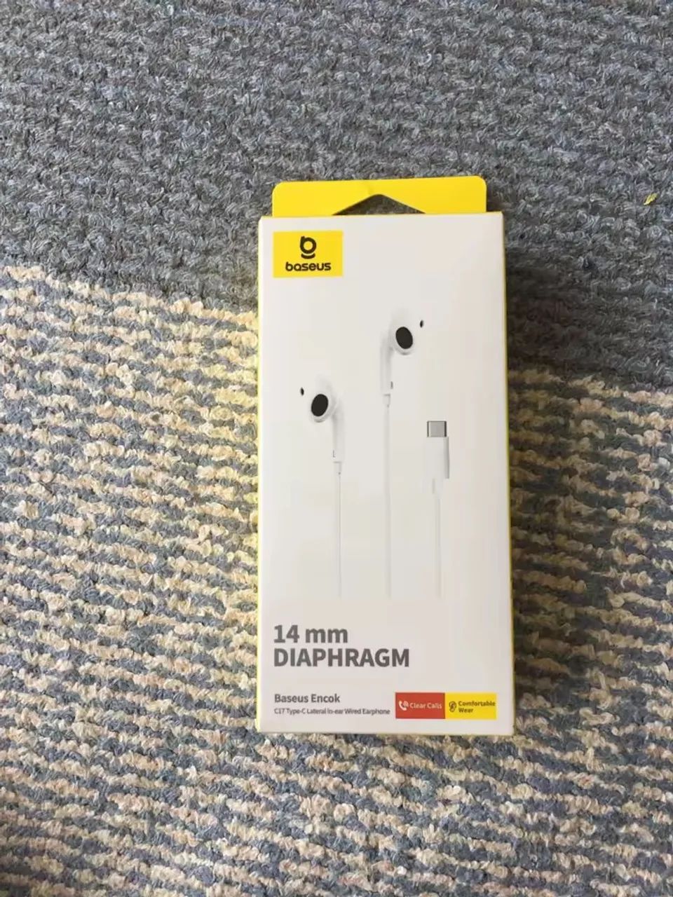 Fone Baseus C17 Tipo C 