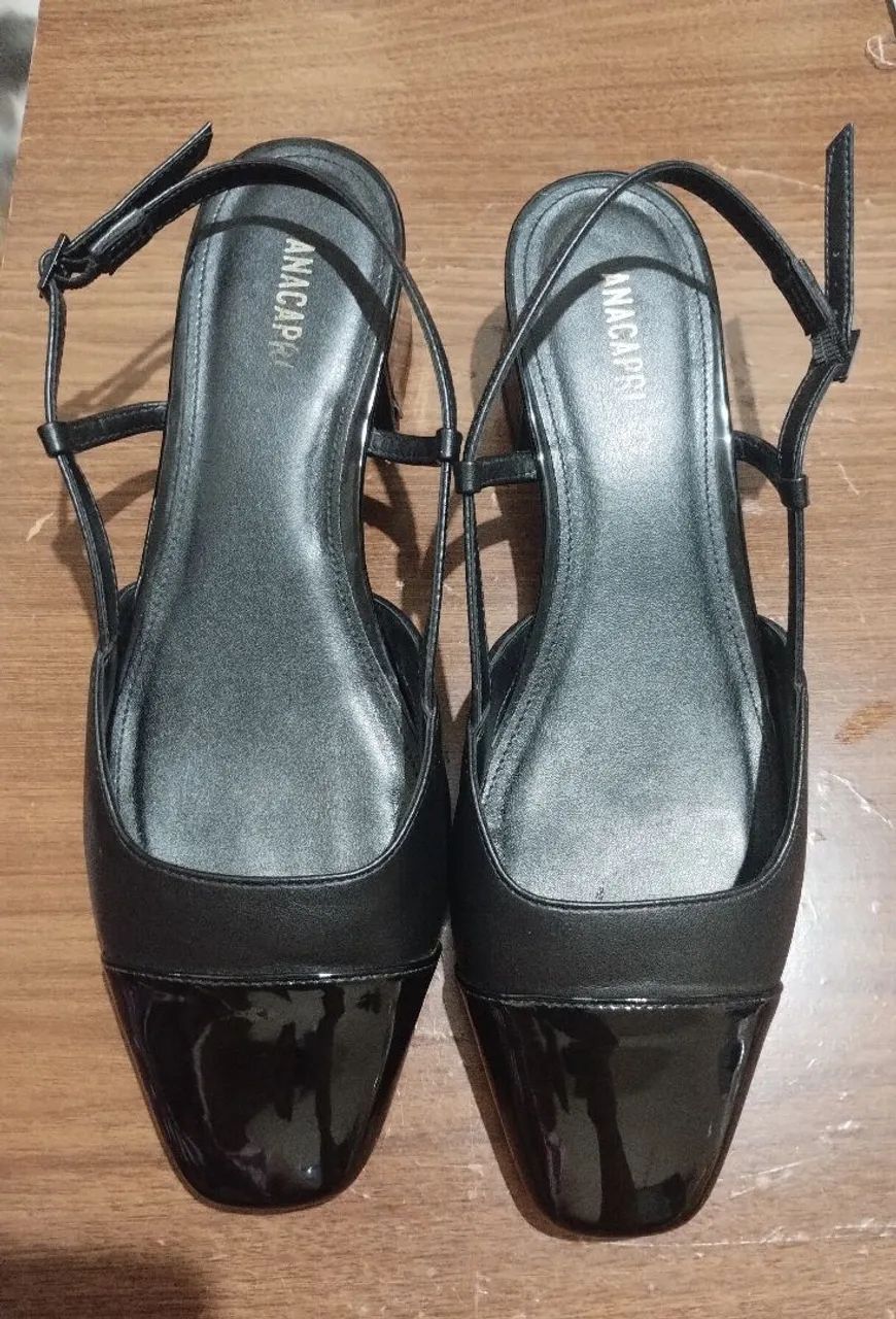 Scarpin Slingback <br>Salto B - Foto 4