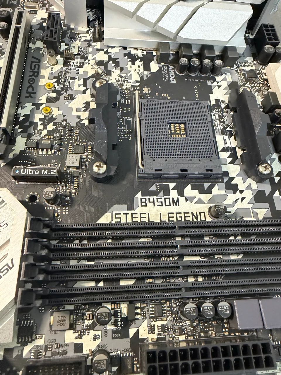 Placa mãe B450M Steel Legend com caixa - Foto 5