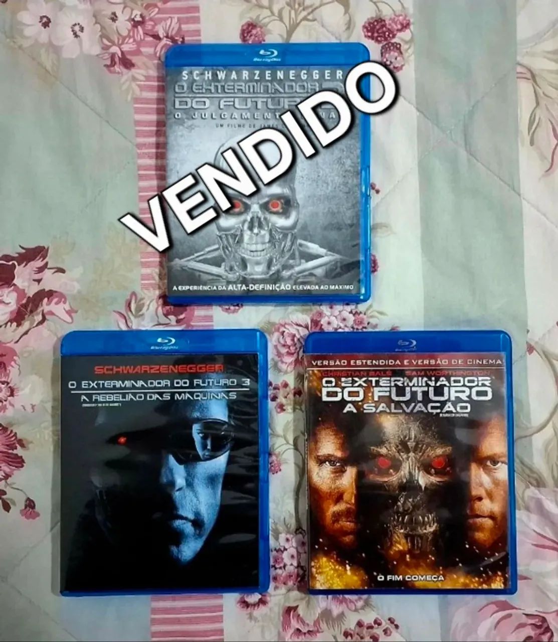 Blu-rays O Exterminador do Futuro 3 e 4 - Edições Raras e