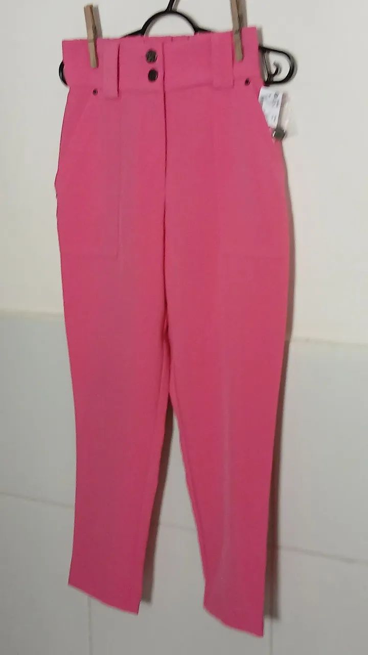 Calça rosa alfaiataria  - Foto 4
