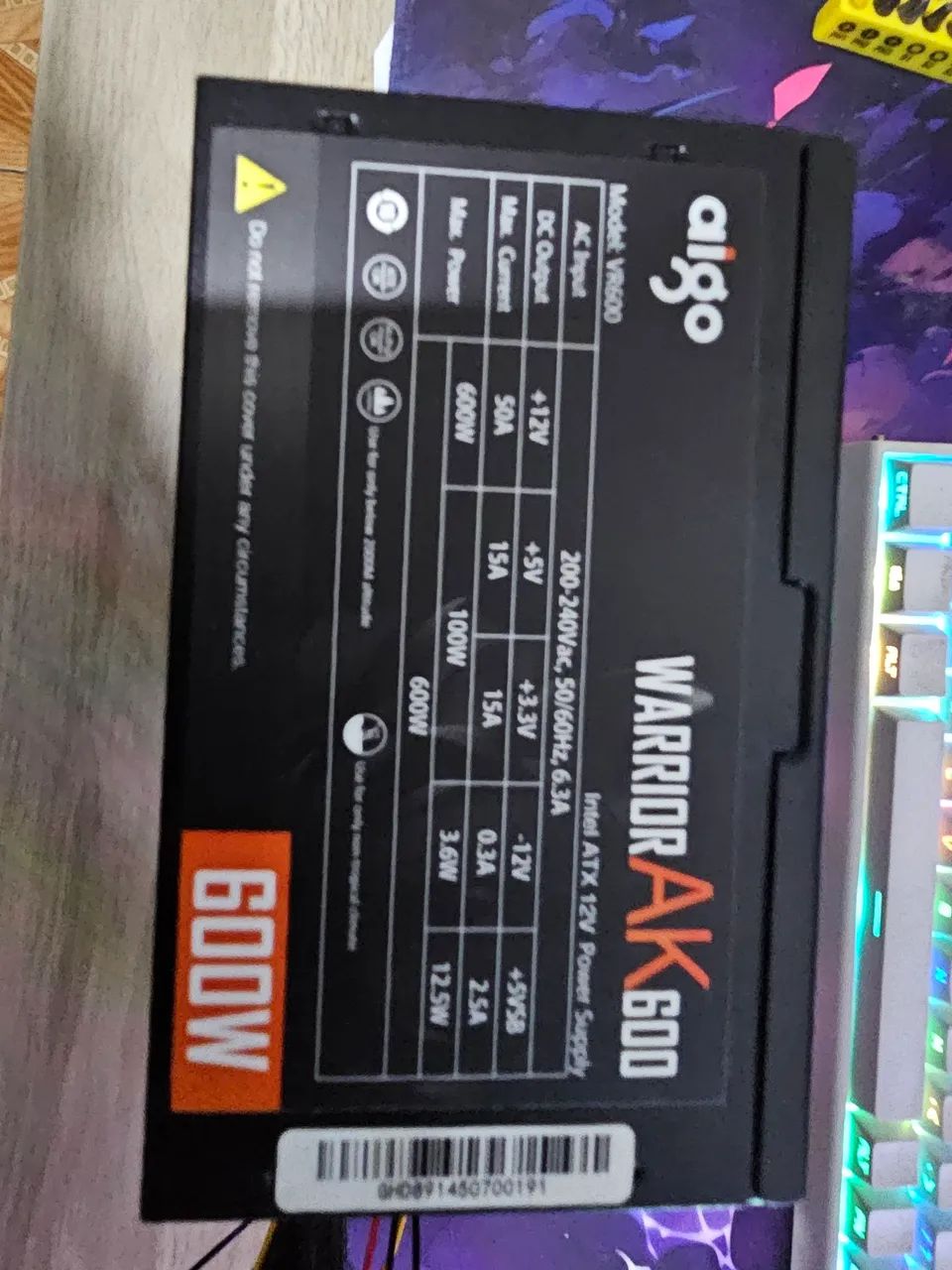 Fonte 600w 220v