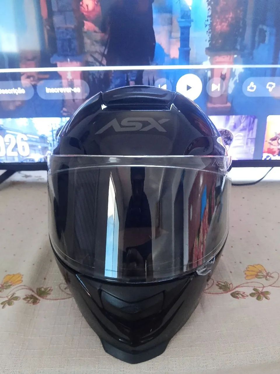 Capacete ASX Eagle - Seminovo - Foto 2