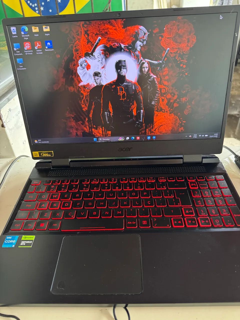 Notebook Acer Nitro 5 RTX3050