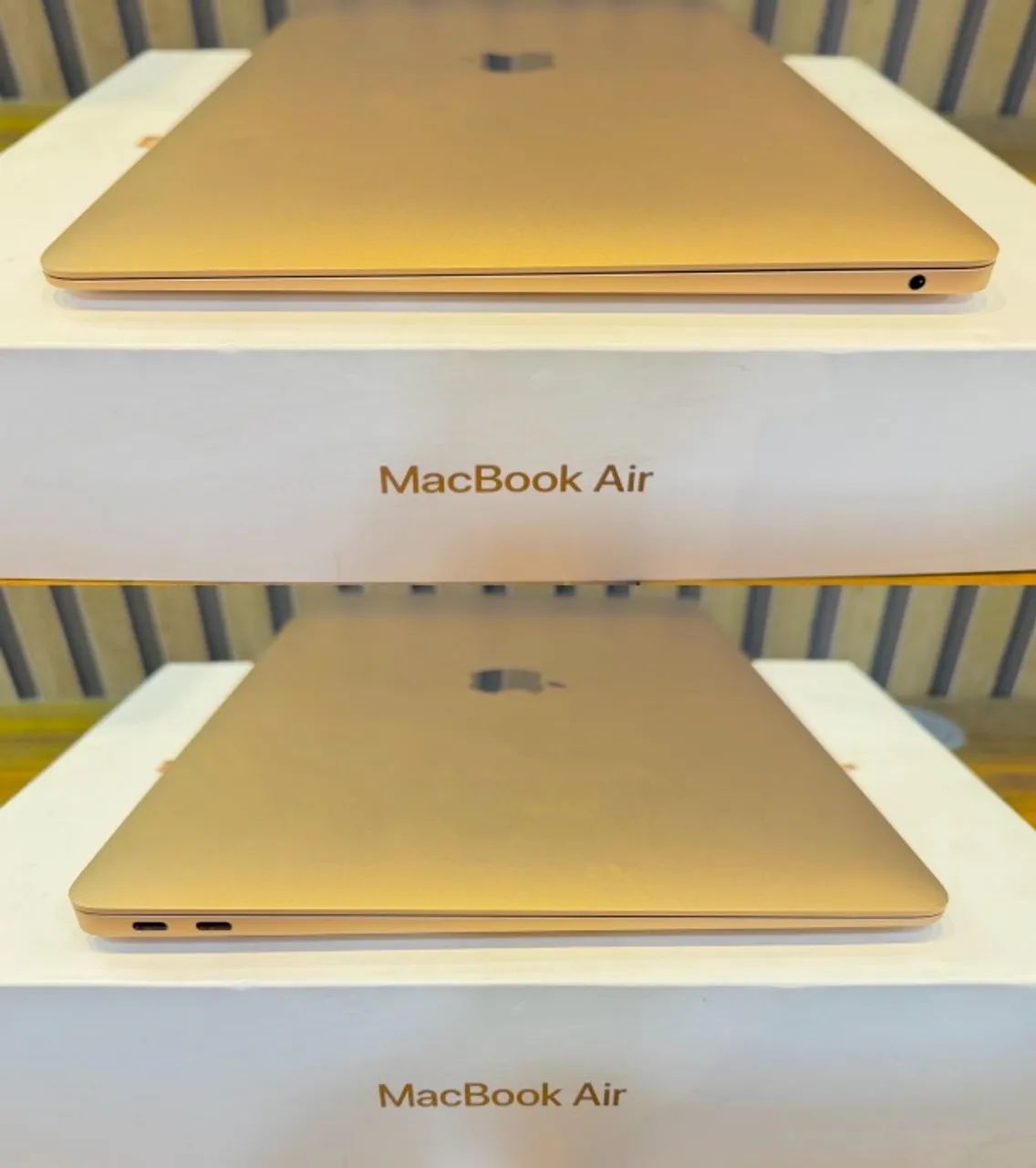 Apple MacBook Air 2019 13㌅ゴールド MacBook Air 2019 A1932 Gold com Caixa - Notebooks - São Judas