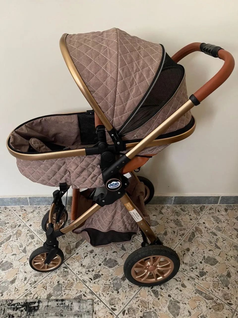 Carrinho, com Moisés + bebê conforto - Foto 2