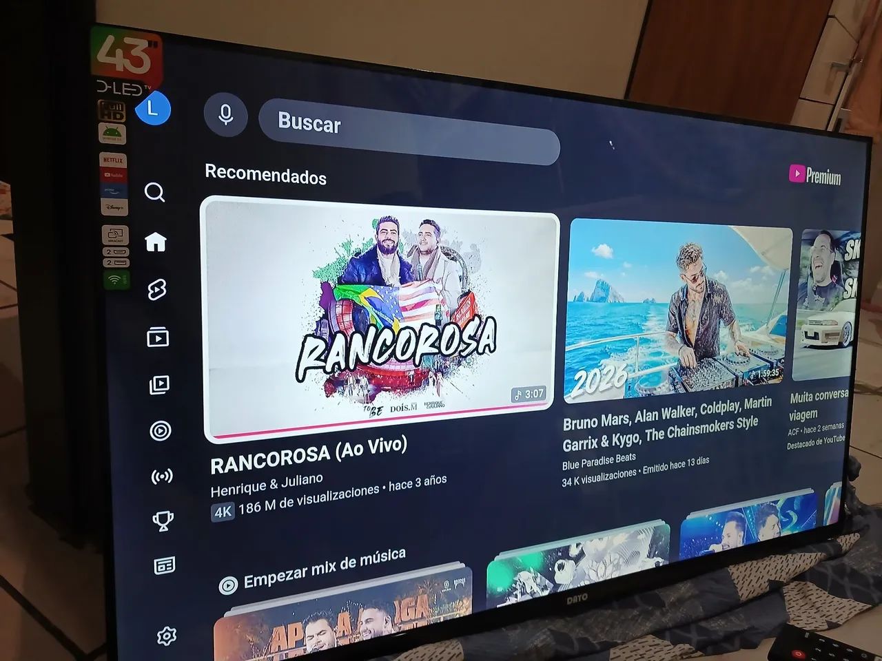 Tv smart android 43 nova na caixa  - Foto 3