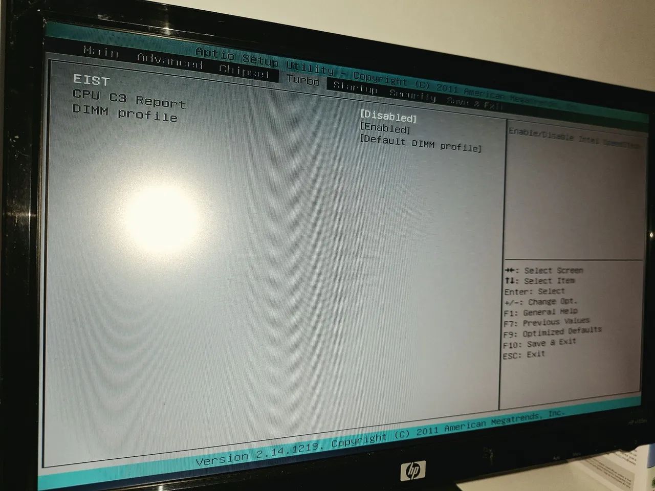 Monitor HP v185es 18 polegadas