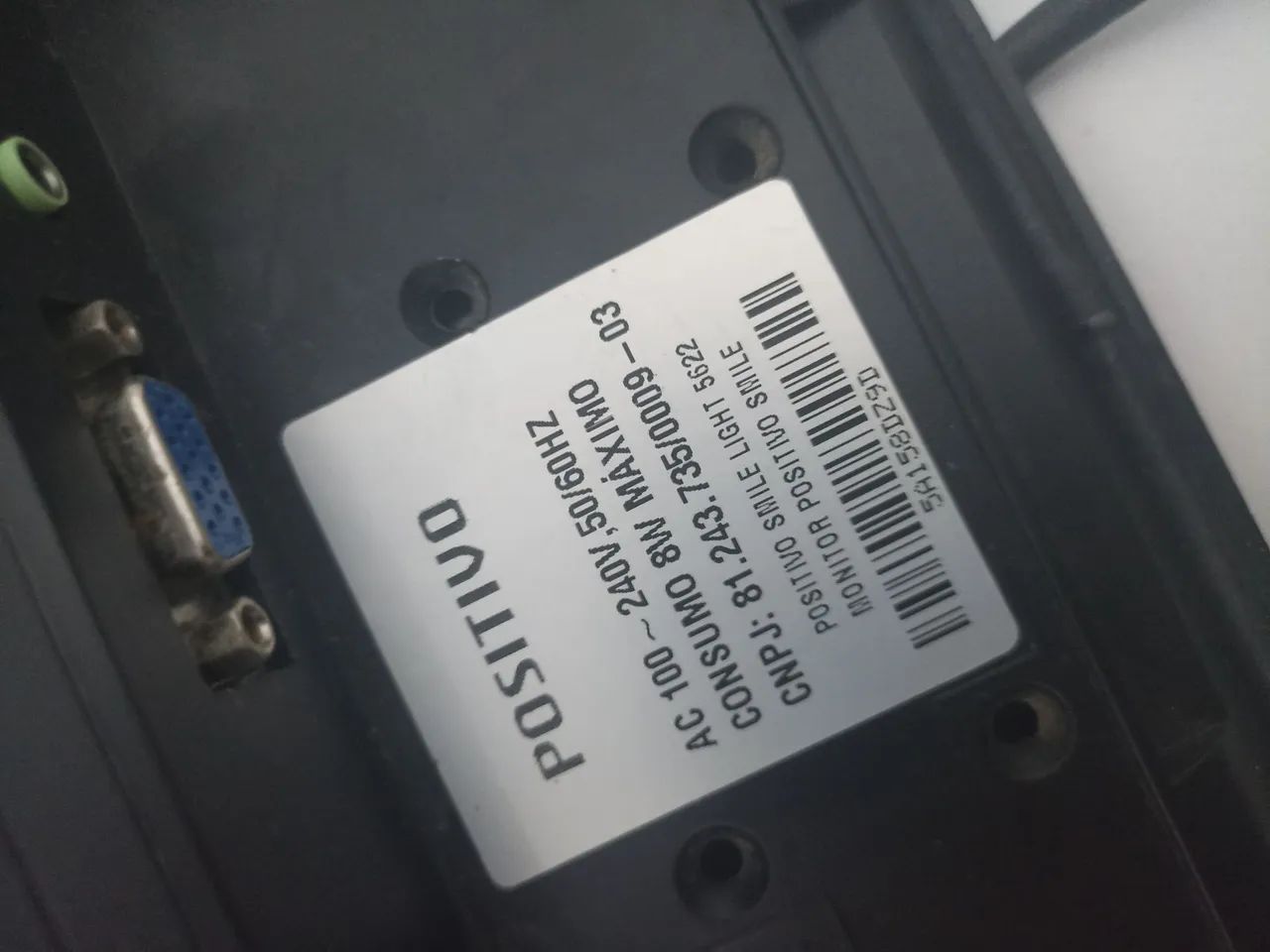 Monitor Positivo Smile Light 5622 com defeito - Foto 3