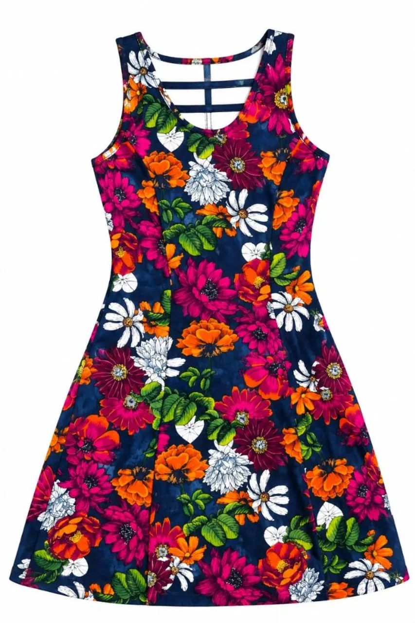 3 vestidos floral e renda - Foto 3