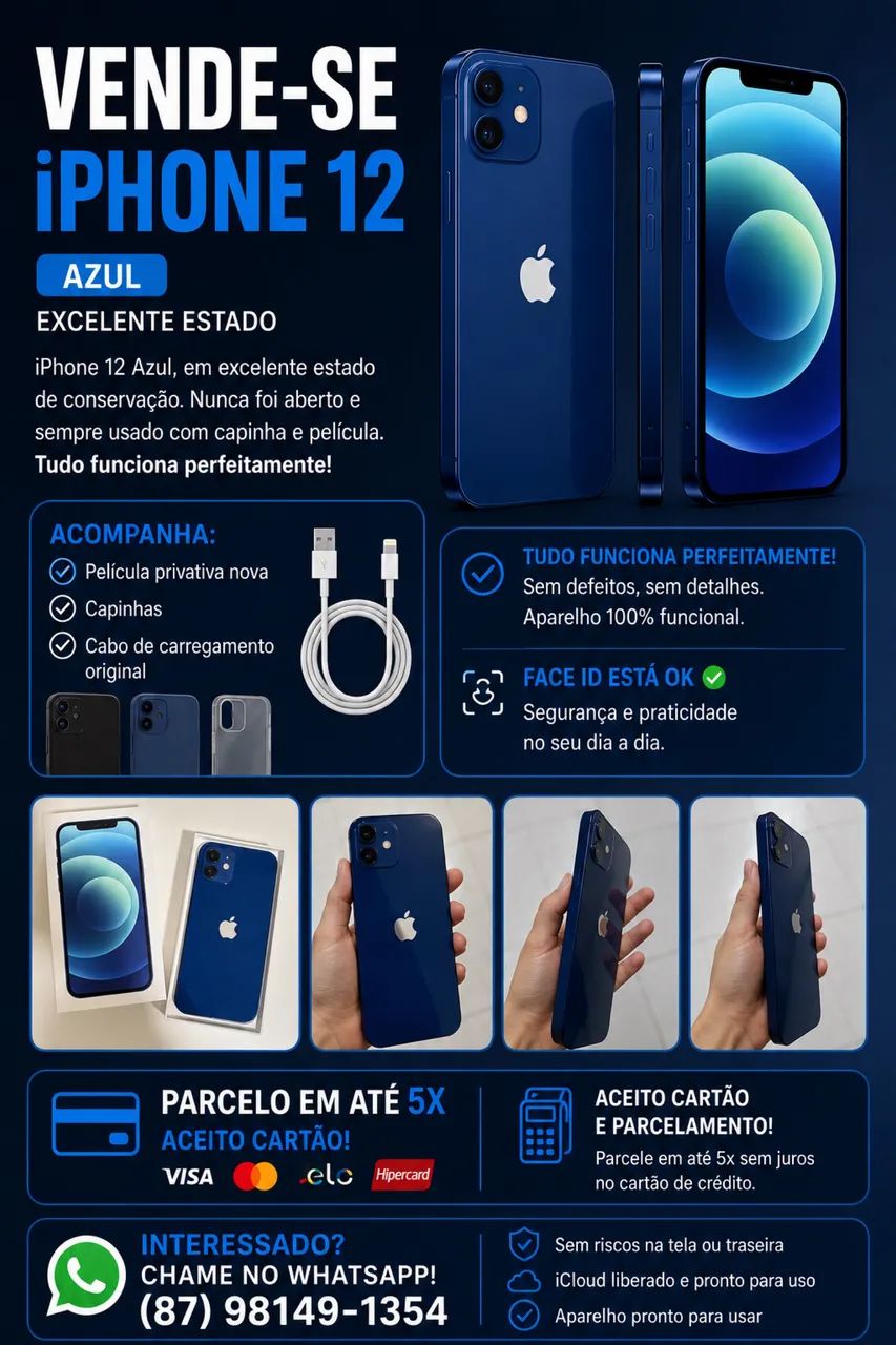 VENDE-SE IPHONE 12