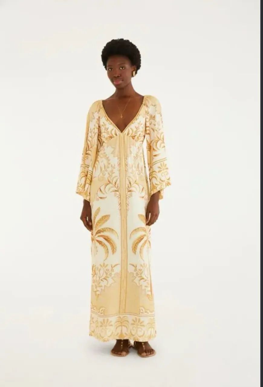 Vestido FARM paisagem tropical