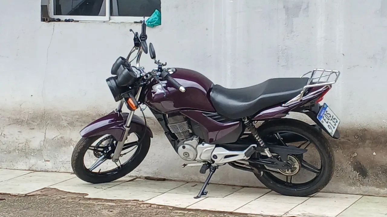 Honda 125 roxa  - Foto 3