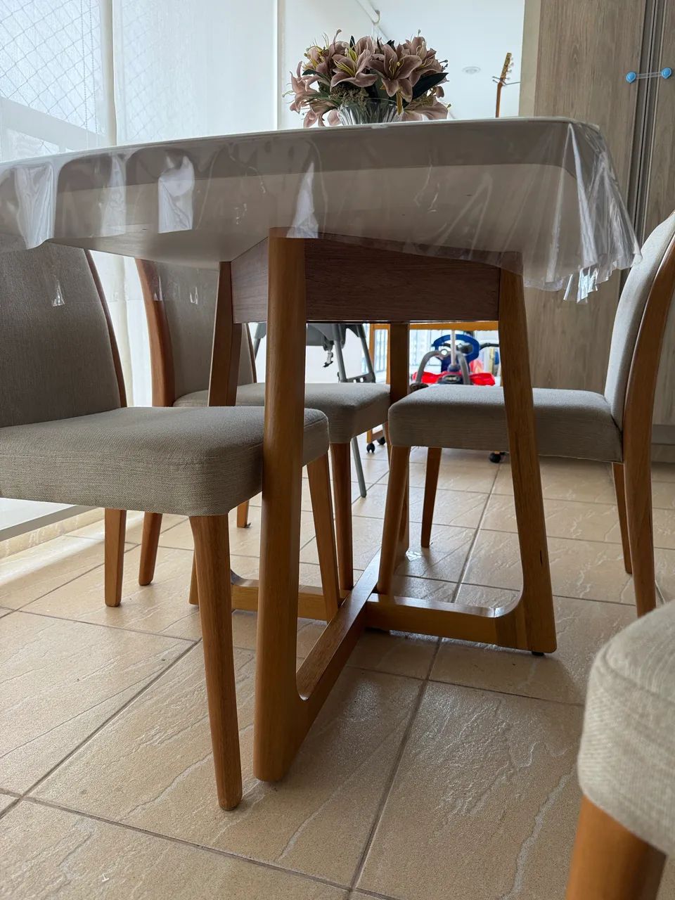 Mesa de Jantar 4 lugares Danificada - SOMENTE A MESA - Foto 2