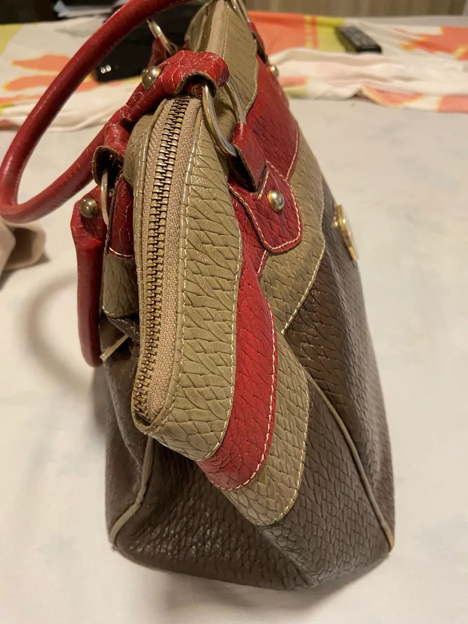 Bolsa 100% couro - Foto 2