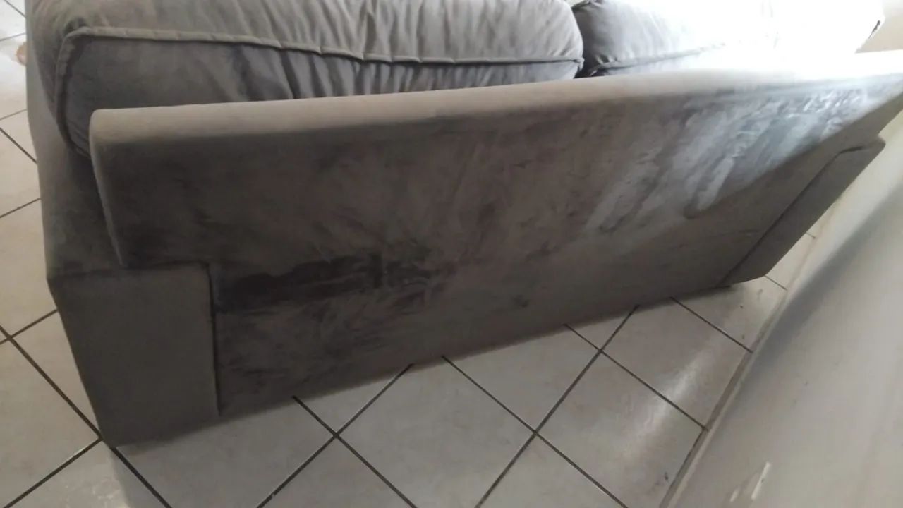 Sofá 2 lugares cinza 1,80m de largura  - Foto 4