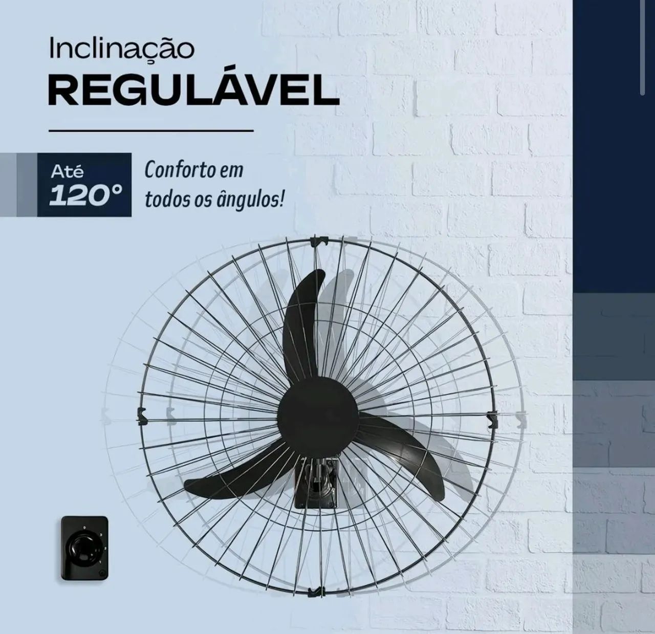 Ventilador de parede 60 cm - Foto 4