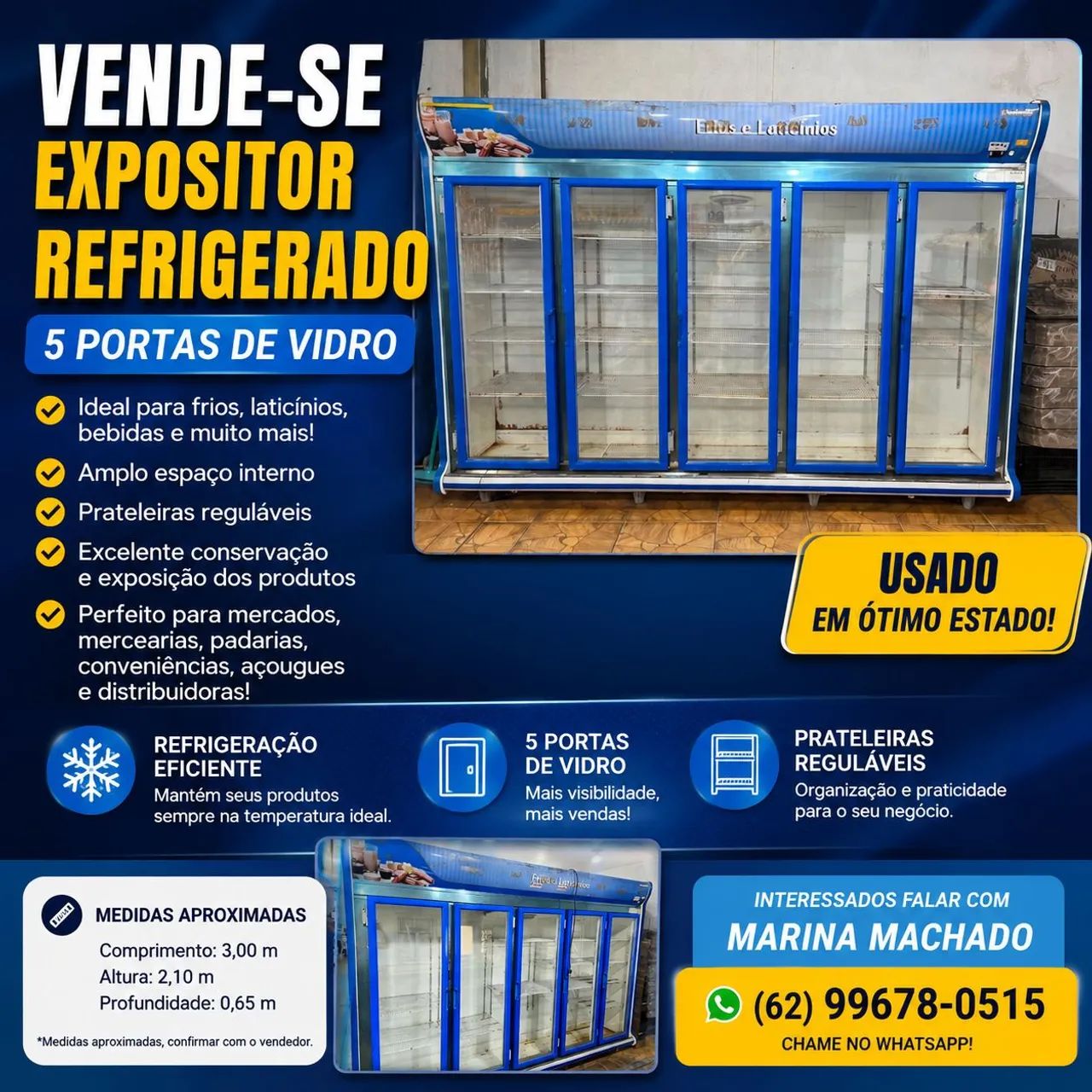 Expositor de frio e laticínios  - Foto 4