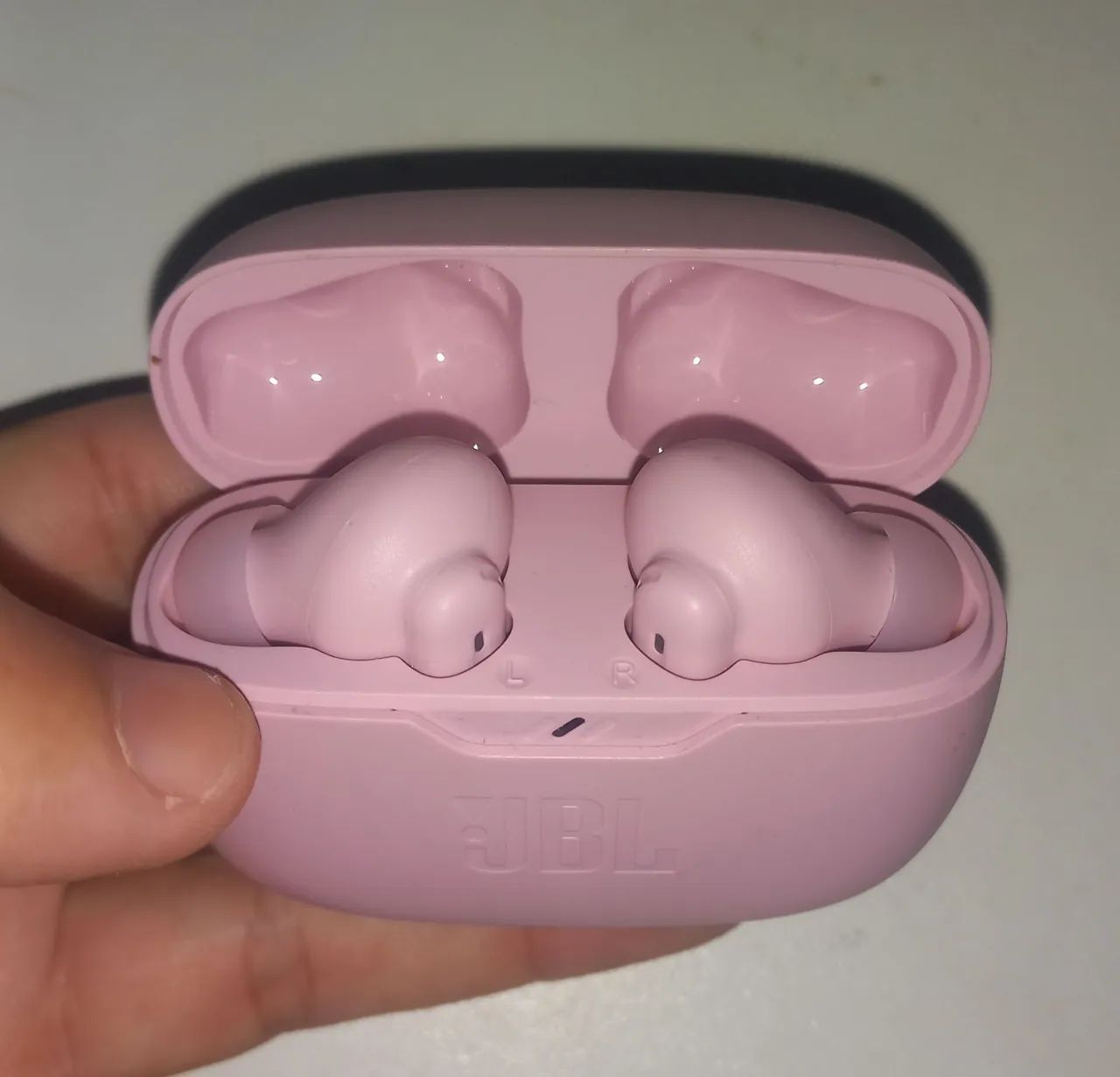Fone JBL Bluetooth wave Beam (rosa) - Foto 2