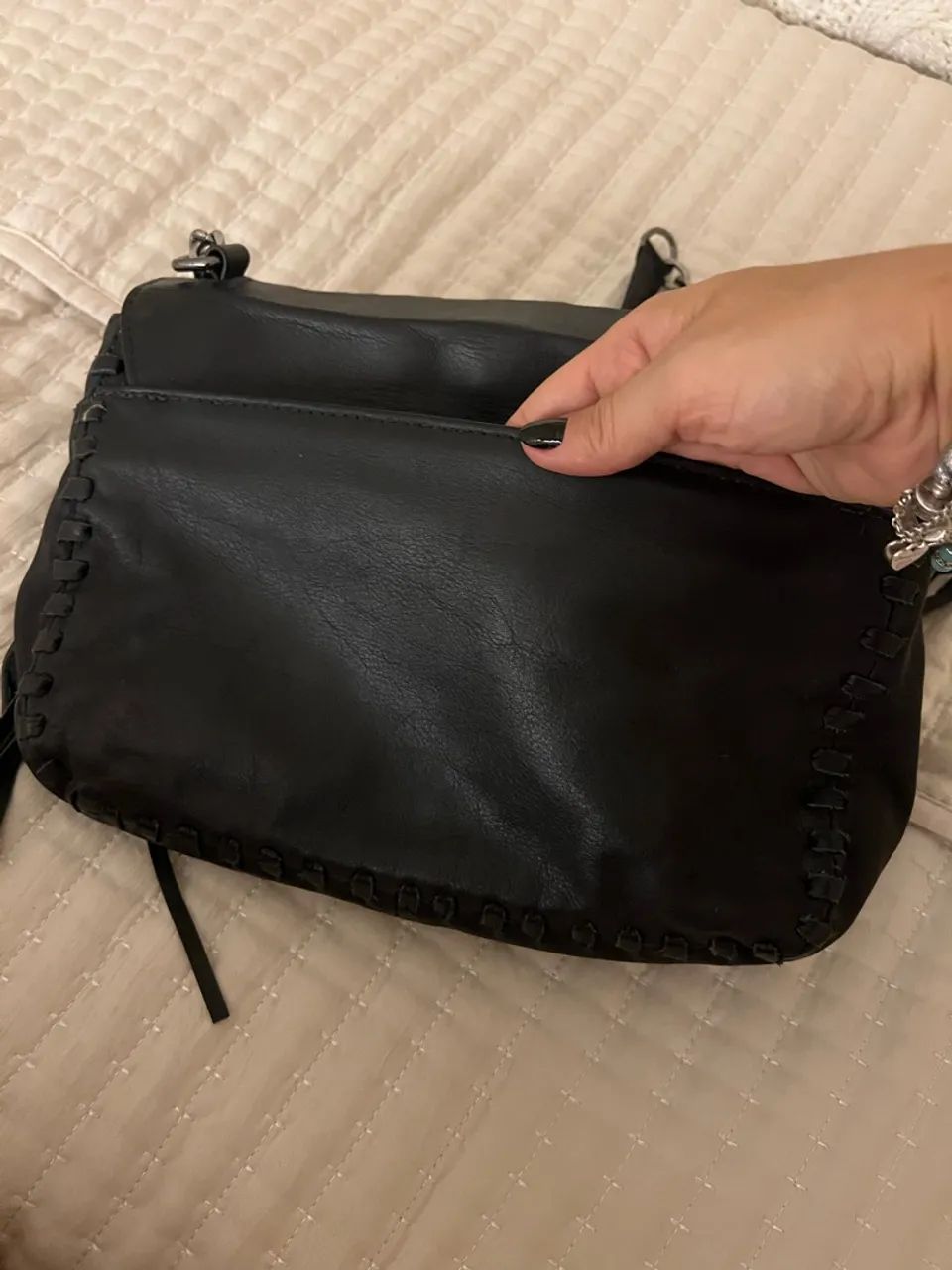 Bolsa COURO franjas  - Foto 3