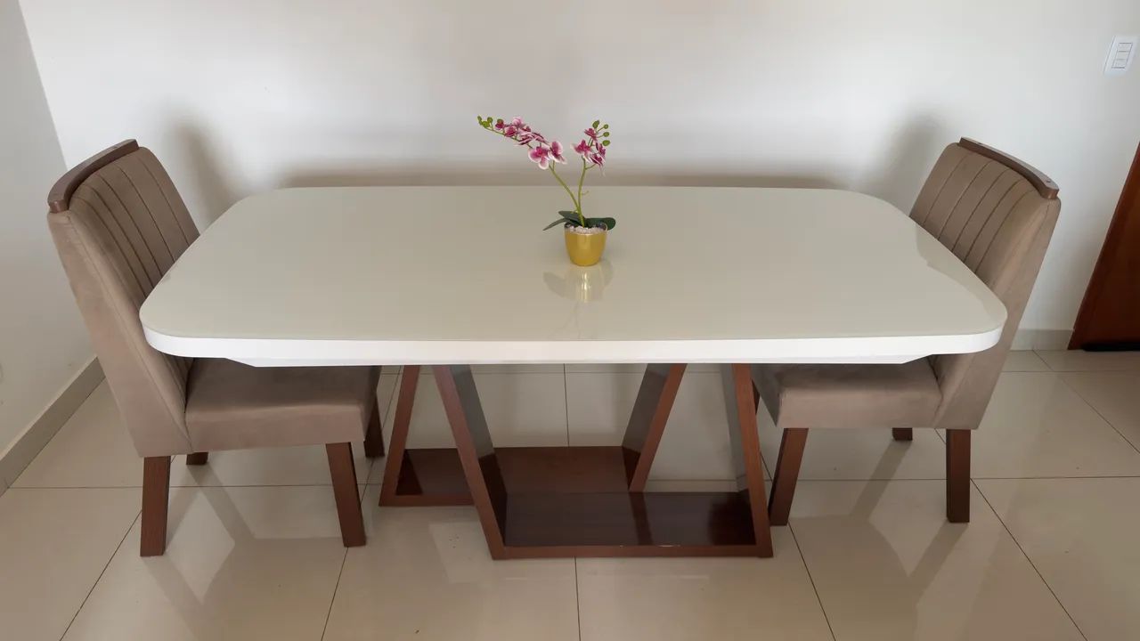 Mesa de Jantar 6 lugares em MDF - Foto 3