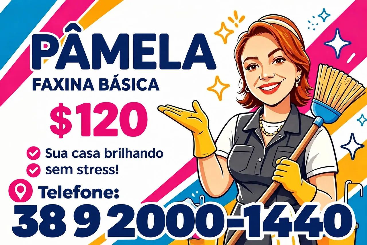 Faxinas diárias,mensais, simples e completas