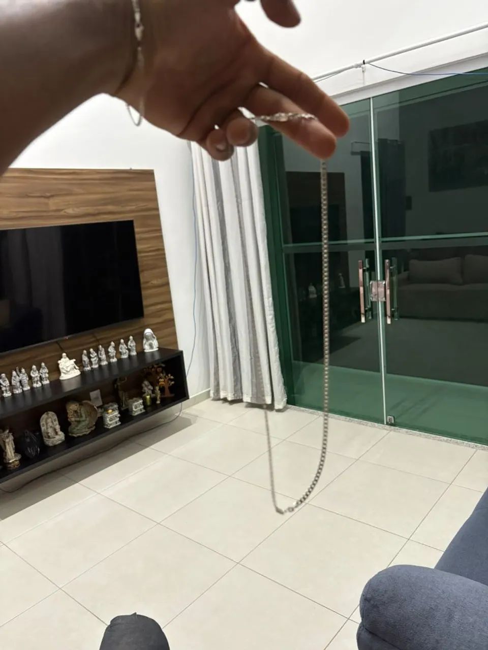 Cordão de prata. - Foto 2