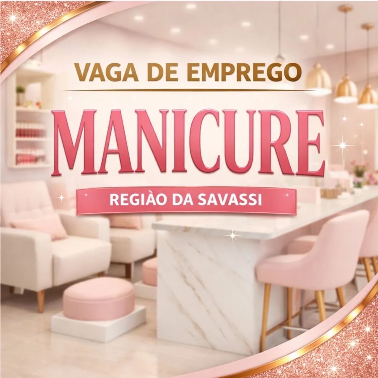 VAGA: MANICURE EXPERIENTE - SALÃO NA SAVASSI - BH 