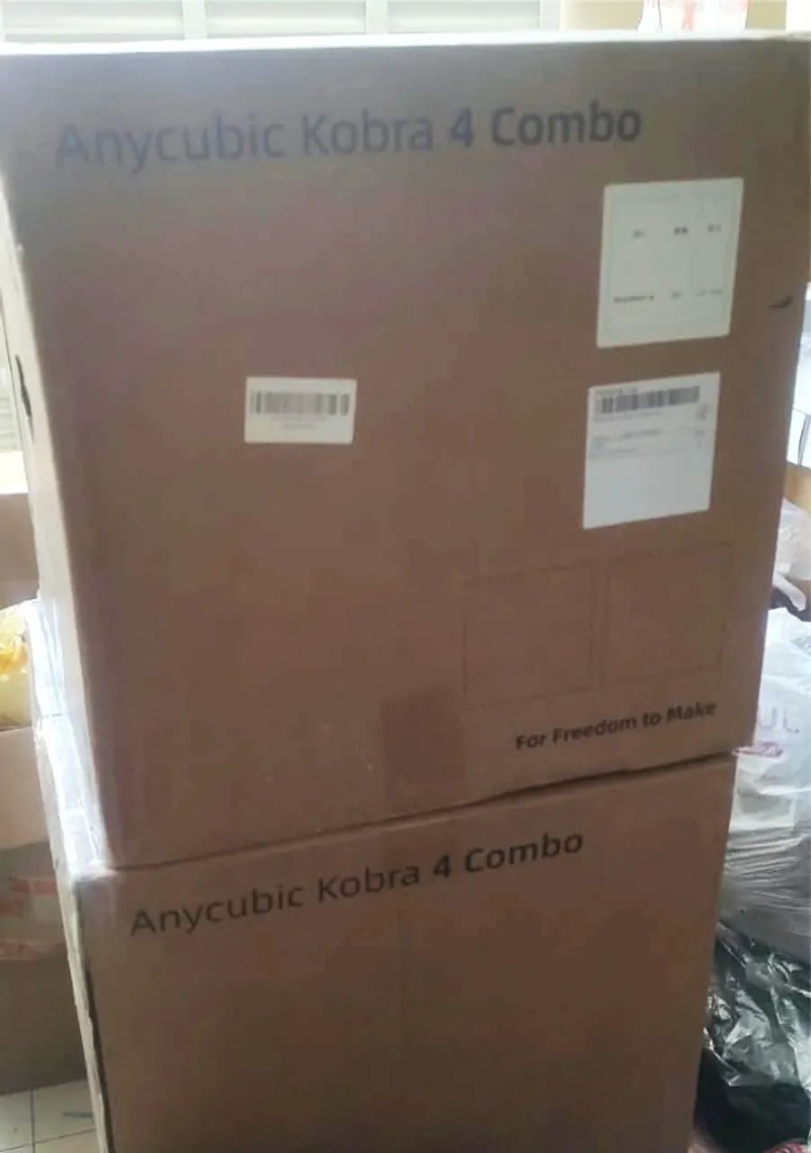 Impressora 3D ANYCUBIC Kobra 4 Combo Nova - Foto 2