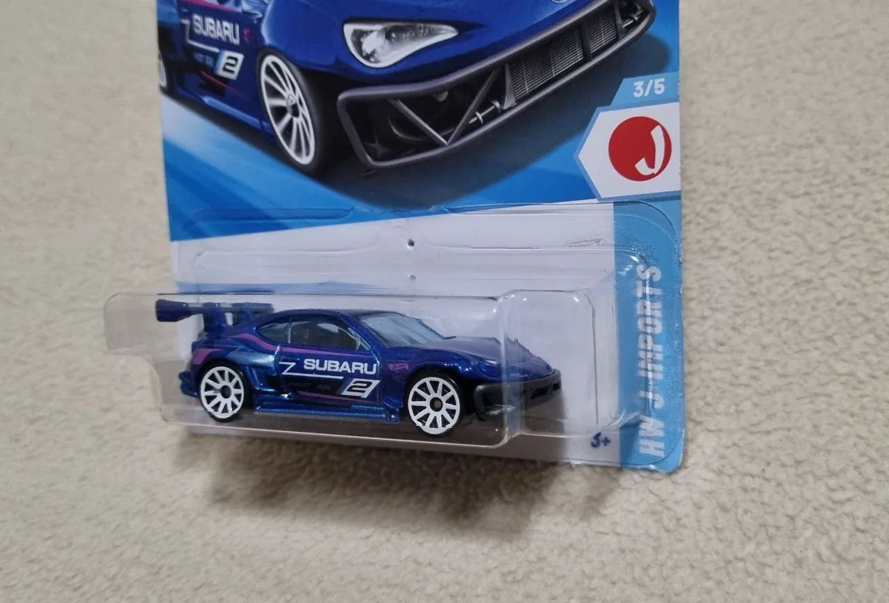 hot wheels Subaro BRZ Azul 1:64