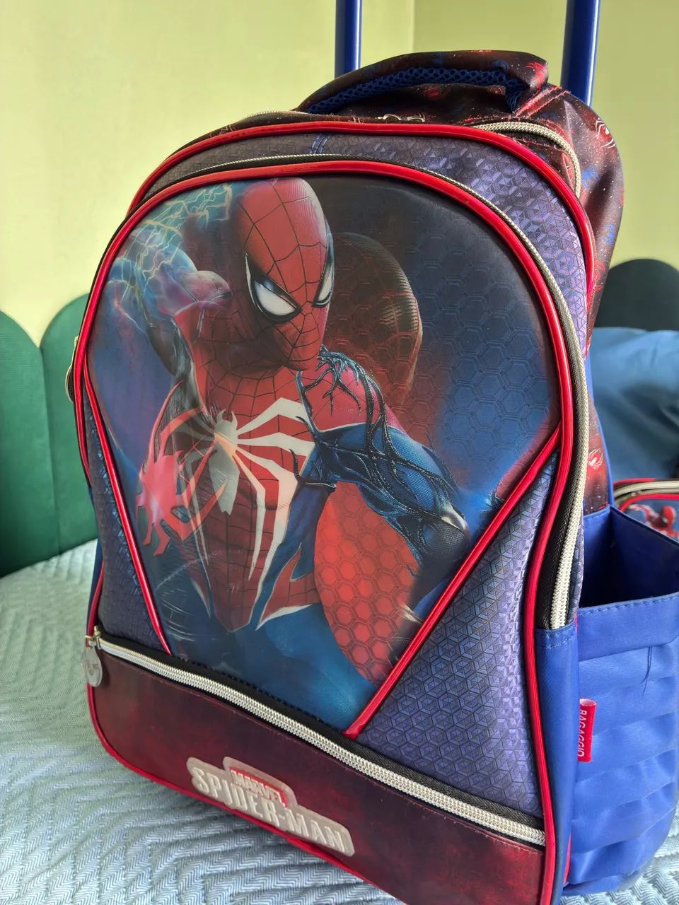 KIT MOCHILA INFANTIL HOMEM ARANHA 