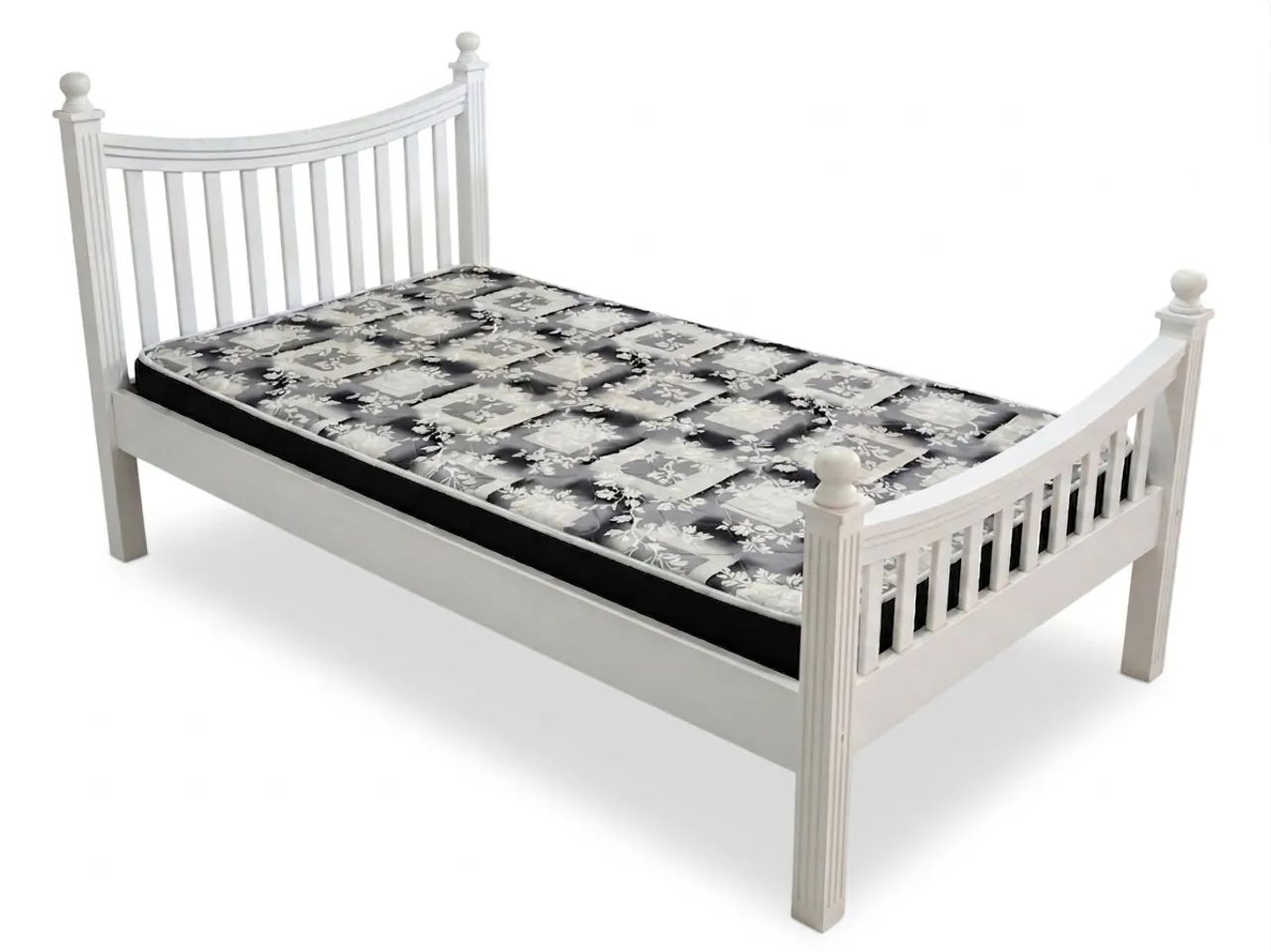 Cama solteiro Tok Stok com colchão 