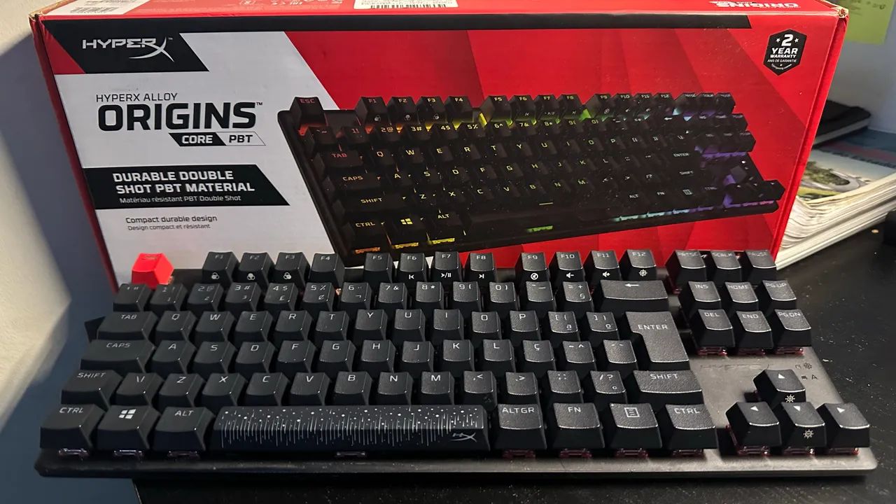 Teclado mecânico Hyperx Switch Red TKL - Foto 2