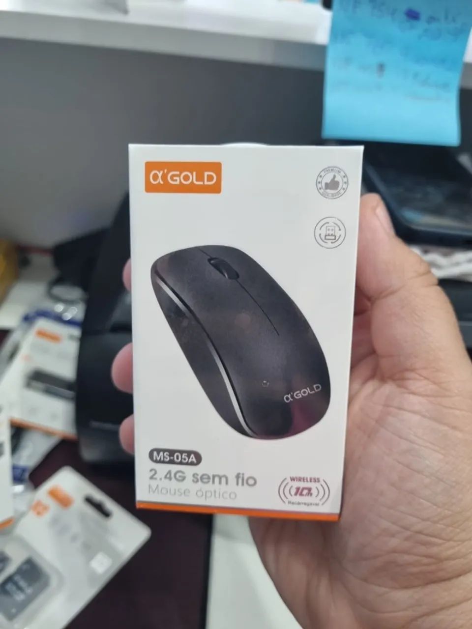 MOUSE SEM FIO AGOLD 2.4G MS 05A
