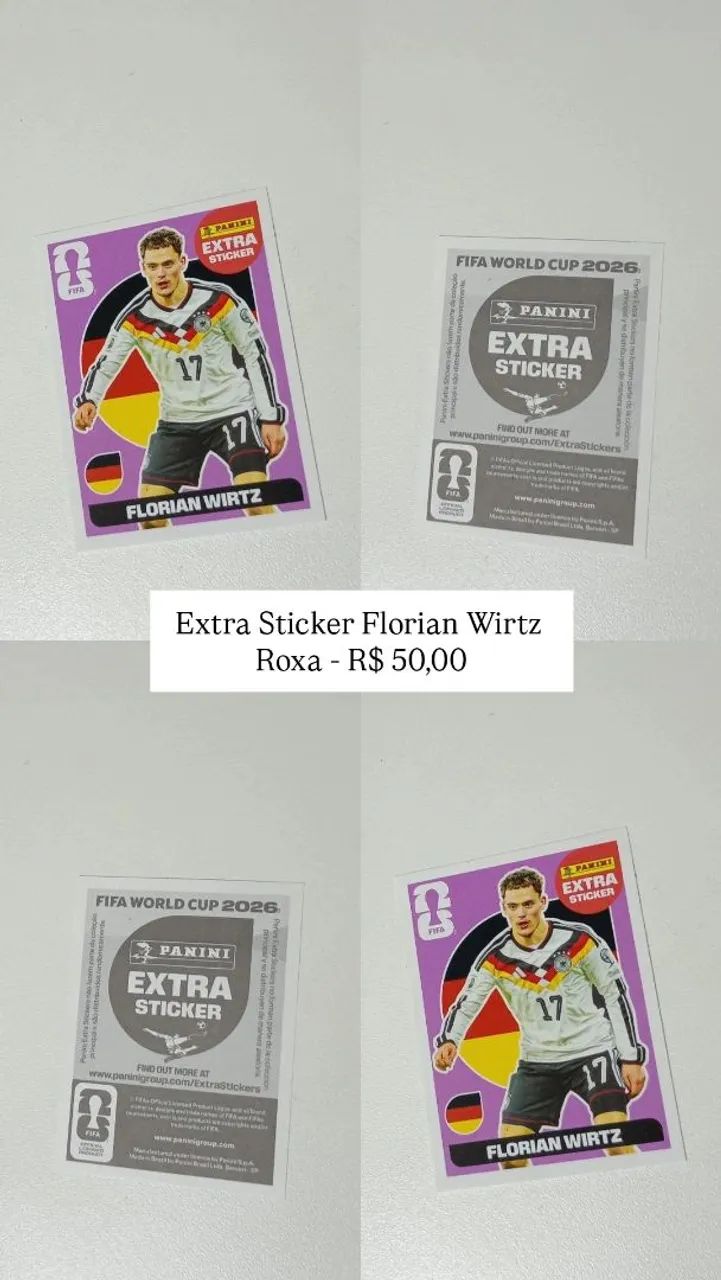 Extra Sticker Florian Wirtz Roxa - Foto 3