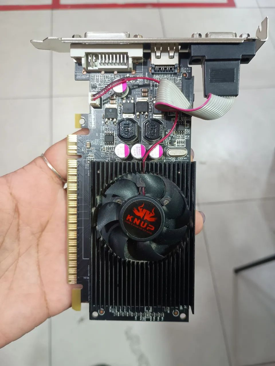 Placa de Vídeo Gt210 funcionando  - Foto 3
