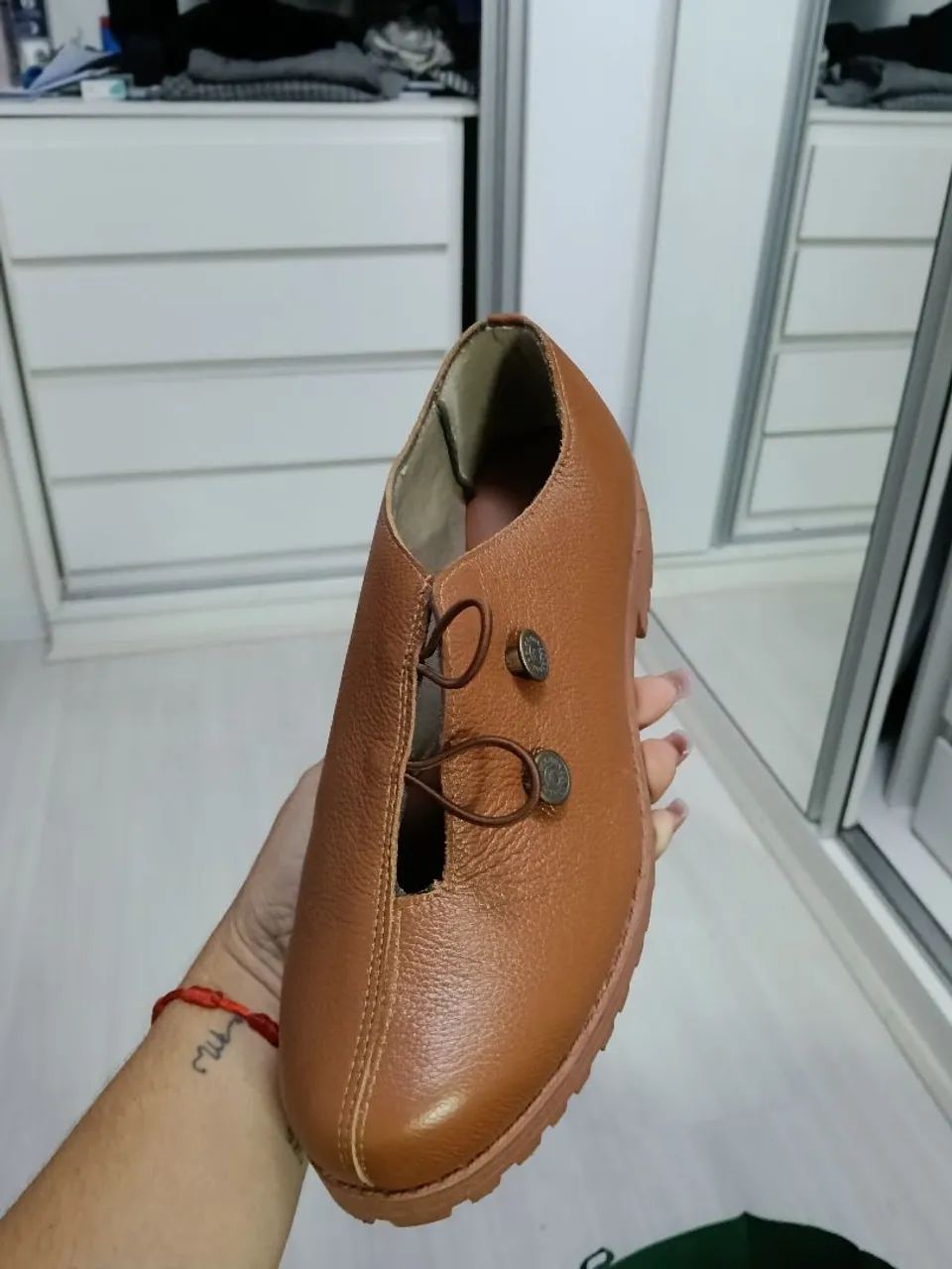 Sapato de couro Tam 36