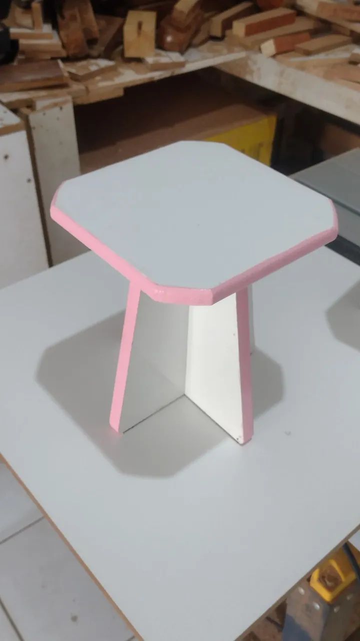 Banquinho infantil rosa ou azul - Foto 2
