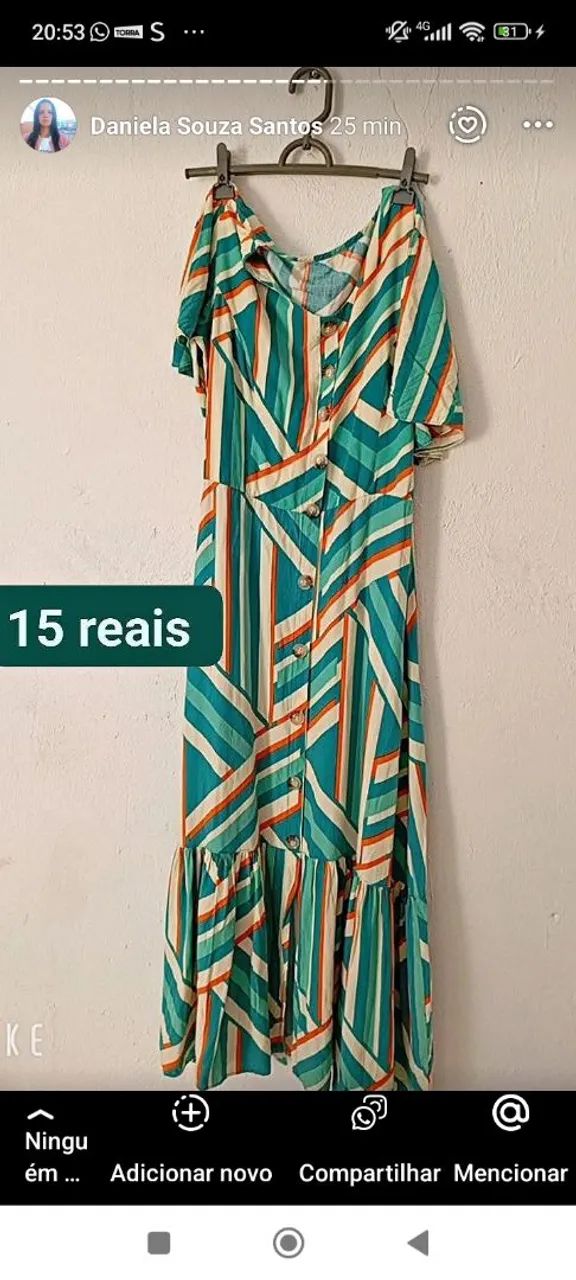 Vestido blusa macacão bom estado - Foto 3