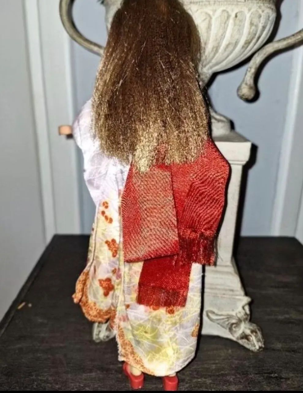 Boneca japonesa Tanaka anos 60 com 30cm - Foto 2