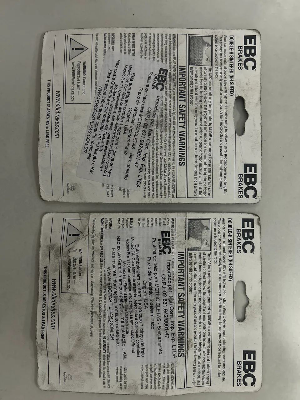 Pastilhas de freio EBC Harley Davidson - Foto 2