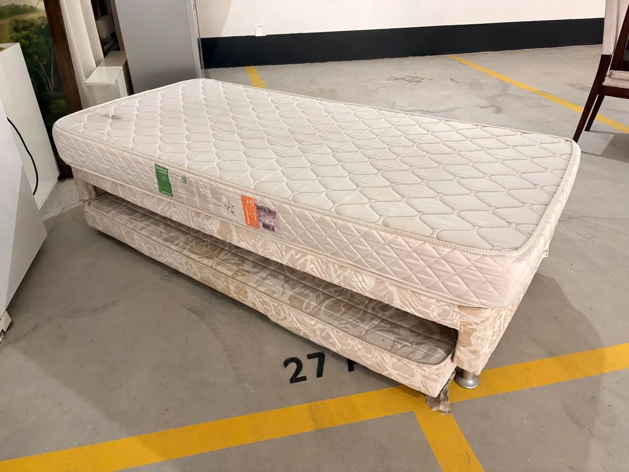 Bicama box Orthobom com colchão 