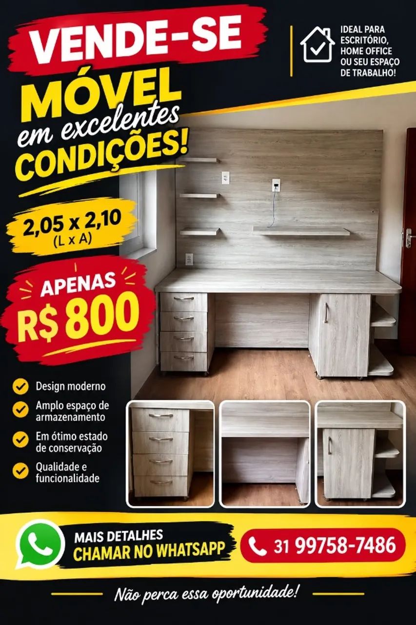 Painel de TV + Rack